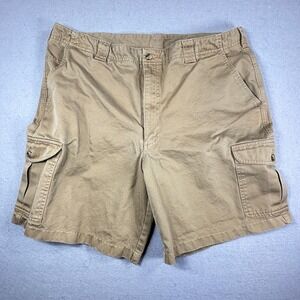 L.L. Bean Cargo Shorts Mens 38 Cotton Twill Gorpcore Hiking Utility Outdoor